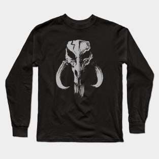 MYTHOSAUR SKULL (Grey) Long Sleeve T-Shirt